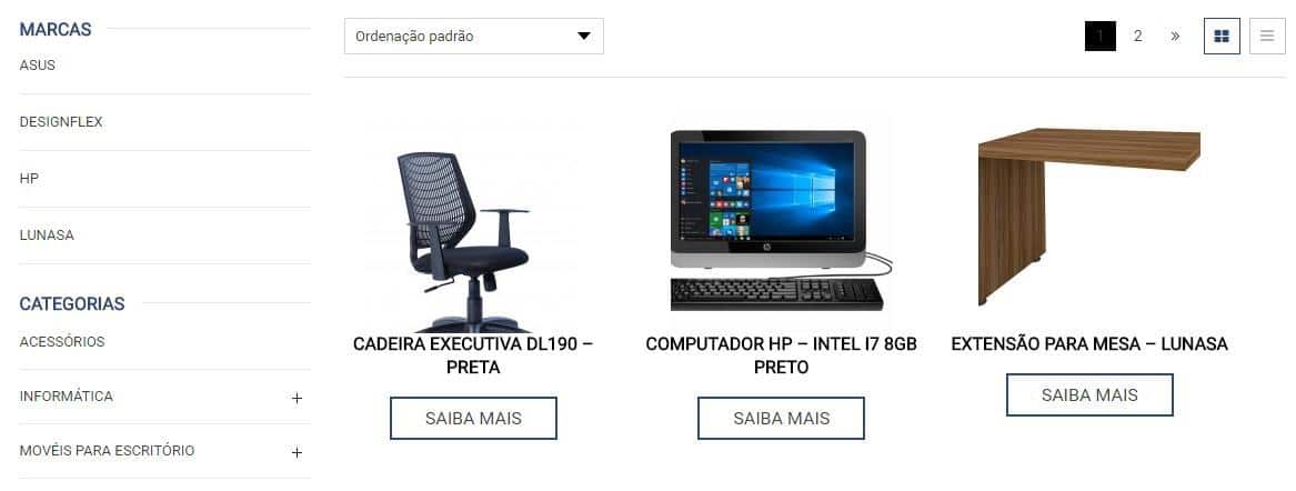 cadastrando produtos publicando produtos